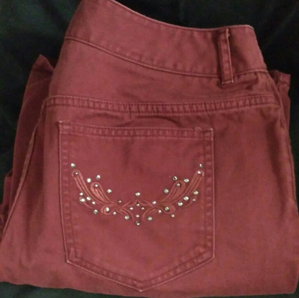 Red Chico's jeans